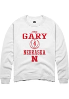 Juwan Gary Rally Nebraska Cornhuskers Mens NIL Sport Icon Long Sleeve Crew Sweatshirt