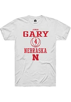 Juwan Gary Nebraska Cornhuskers Rally NIL Sport Icon Short Sleeve T Shirt