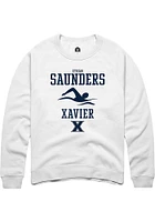 Ethan Saunders Rally Xavier Musketeers Mens NIL Sport Icon Long Sleeve Crew Sweatshirt