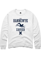 Gage Hannewyk Rally Xavier Musketeers Mens NIL Sport Icon Long Sleeve Crew Sweatshirt