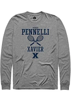 Marco Pennelli  Xavier Musketeers Graphite Rally NIL Sport Icon Long Sleeve T Shirt