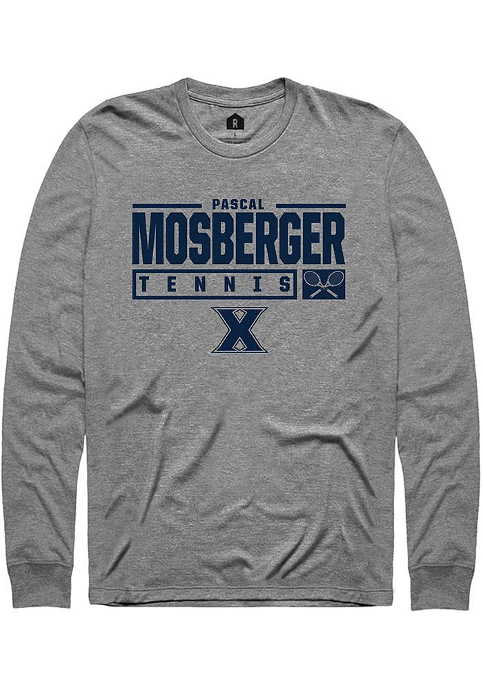 Pascal Mosberger  Xavier Musketeers Graphite Rally NIL Stacked Box Long Sleeve T Shirt