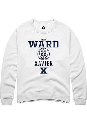 Bella Ward Rally Xavier Musketeers Mens NIL Sport Icon Long Sleeve Crew Sweatshirt