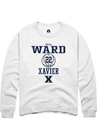 Bella Ward Rally Xavier Musketeers Mens NIL Sport Icon Long Sleeve Crew Sweatshirt