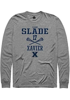 Claire Slade  Xavier Musketeers Graphite Rally NIL Sport Icon Long Sleeve T Shirt