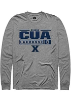 Gianna Cua  Xavier Musketeers Graphite Rally NIL Stacked Box Long Sleeve T Shirt