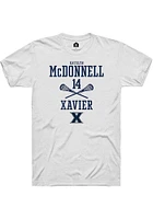 Katelyn McDonnell  Xavier Musketeers White Rally NIL Sport Icon Short Sleeve T Shirt