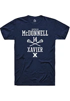 Katelyn McDonnell  Xavier Musketeers Navy Blue Rally NIL Sport Icon Short Sleeve T Shirt