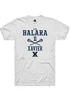 Sami Balara  Xavier Musketeers White Rally NIL Sport Icon Short Sleeve T Shirt