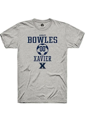 Ashley Bowles  Xavier Musketeers Ash Rally NIL Sport Icon Short Sleeve T Shirt