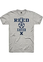 Maddie Reed  Xavier Musketeers Ash Rally NIL Sport Icon Short Sleeve T Shirt