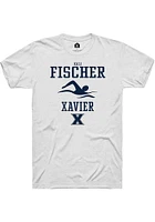 Kali Fischer  Xavier Musketeers White Rally NIL Sport Icon Short Sleeve T Shirt