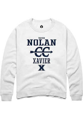 Trevor Nolan Rally Xavier Musketeers Mens NIL Sport Icon Long Sleeve Crew Sweatshirt