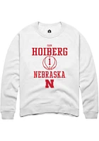 Samuel Hoiberg Rally Nebraska Cornhuskers Mens NIL Sport Icon Long Sleeve Crew Sweatshirt