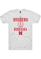 Samuel Hoiberg Nebraska Cornhuskers Rally NIL Sport Icon Short Sleeve T Shirt