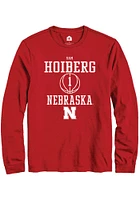 Samuel Hoiberg Nebraska Cornhuskers Rally NIL Sport Icon Long Sleeve T Shirt
