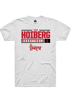 Samuel Hoiberg Nebraska Cornhuskers Rally NIL Stacked Box Short Sleeve T Shirt