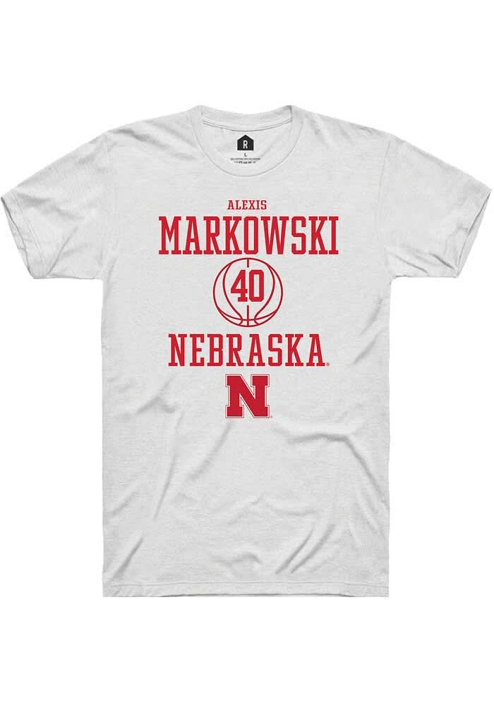 Alexis Markowski Nebraska Cornhuskers Rally NIL Sport Icon Short Sleeve T Shirt