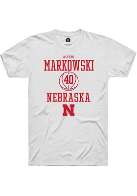 Alexis Markowski Nebraska Cornhuskers Rally NIL Sport Icon Short Sleeve T Shirt