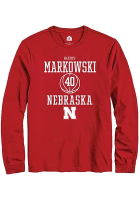 Alexis Markowski Nebraska Cornhuskers Rally NIL Sport Icon Long Sleeve T Shirt