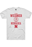 Allison Weidner Nebraska Cornhuskers Rally NIL Sport Icon Short Sleeve T Shirt