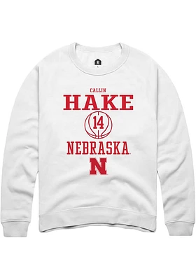 Callin Hake Rally Nebraska Cornhuskers Mens NIL Sport Icon Long Sleeve Crew Sweatshirt