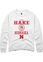 Callin Hake Rally Nebraska Cornhuskers Mens NIL Sport Icon Long Sleeve Crew Sweatshirt