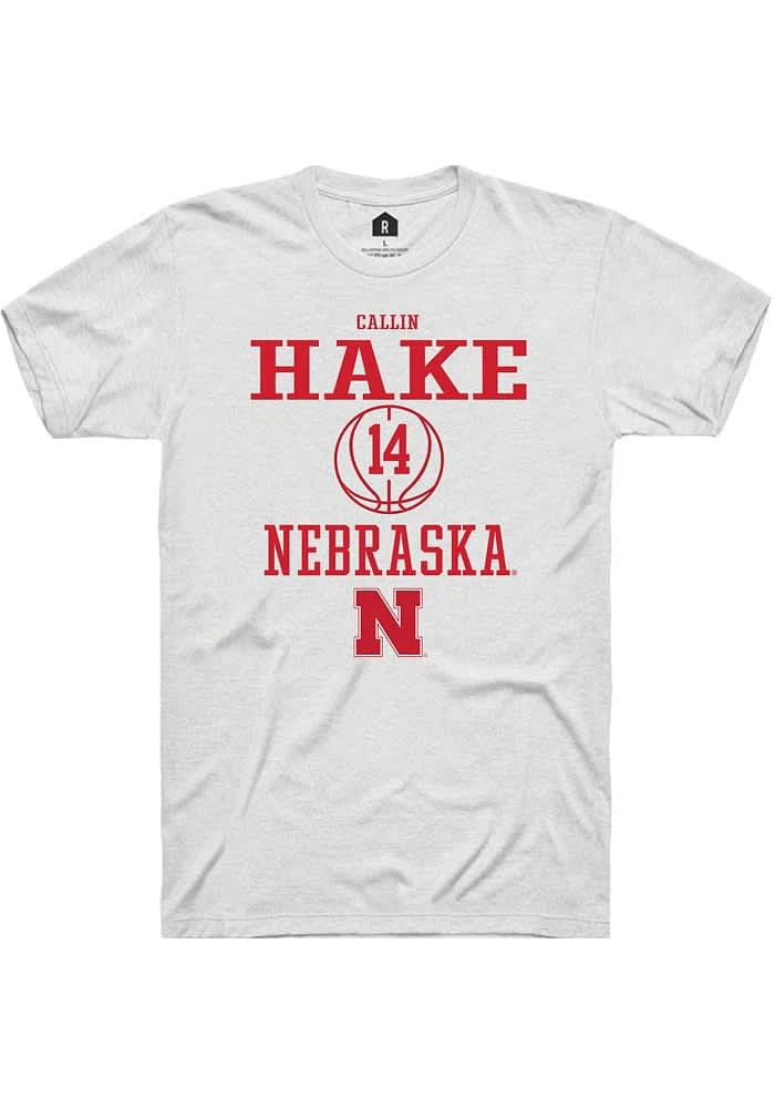 Callin Hake Nebraska Cornhuskers Rally NIL Sport Icon Short Sleeve T Shirt