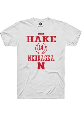 Callin Hake Nebraska Cornhuskers Rally NIL Sport Icon Short Sleeve T Shirt