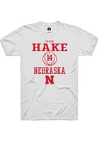 Callin Hake Nebraska Cornhuskers Rally NIL Sport Icon Short Sleeve T Shirt