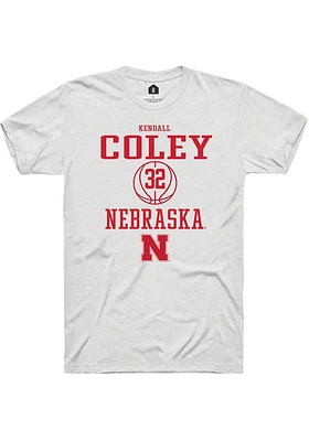 Kendall Coley Nebraska Cornhuskers Rally NIL Sport Icon Short Sleeve T Shirt