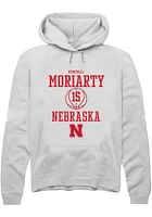 Kendall Moriarty Rally Nebraska Cornhuskers Mens NIL Sport Icon Long Sleeve Hoodie