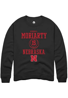 Kendall Moriarty Rally Nebraska Cornhuskers Mens NIL Sport Icon Long Sleeve Crew Sweatshirt