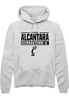 Elissa Alcantara Rally Cincinnati Bearcats Mens NIL Stacked Box Long Sleeve Hoodie