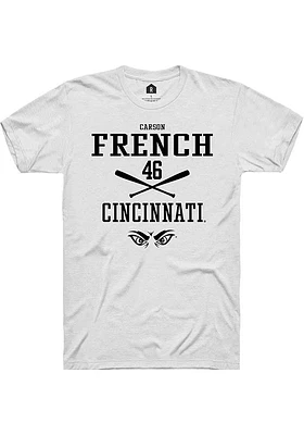 Carson French Cincinnati Bearcats Rally NIL Sport Icon Short Sleeve T Shirt