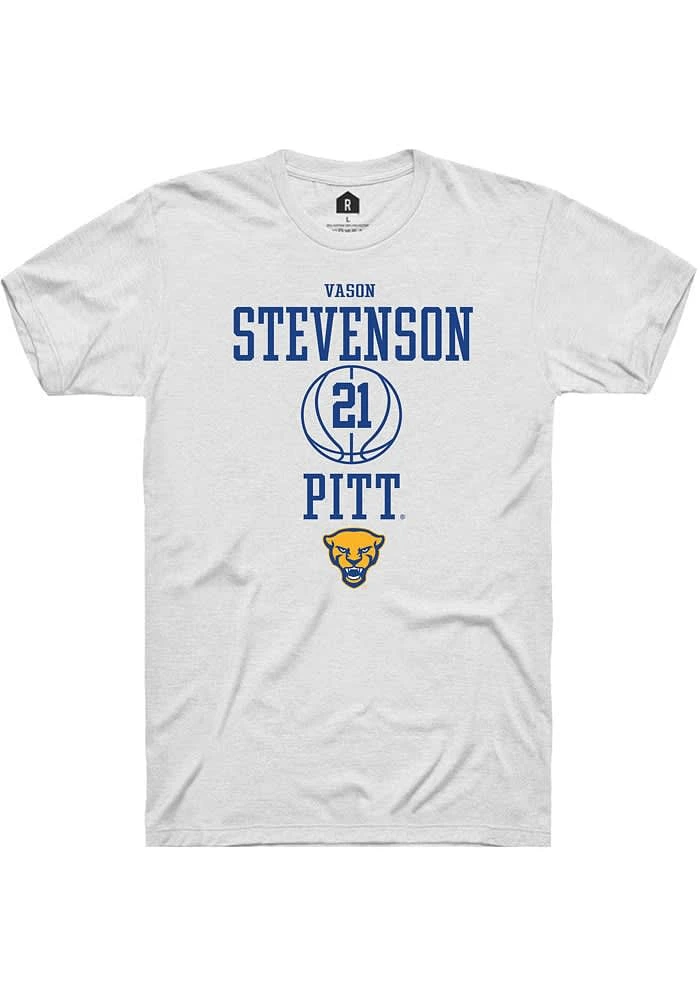 Vason Stevenson Pitt Panthers Rally NIL Sport Icon Short Sleeve T Shirt
