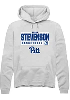 Vason Stevenson Rally Pitt Panthers Mens NIL Stacked Box Long Sleeve Hoodie