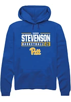 Vason Stevenson Rally Pitt Panthers Mens NIL Stacked Box Long Sleeve Hoodie