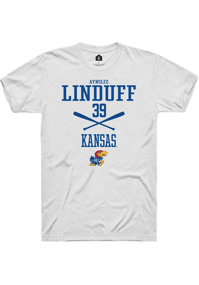 Aynslee Linduff Kansas Jayhawks Rally NIL Sport Icon Short Sleeve T Shirt