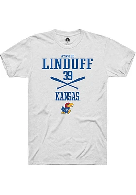 Aynslee Linduff Kansas Jayhawks Rally NIL Sport Icon Short Sleeve T Shirt