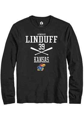 Aynslee Linduff Kansas Jayhawks Rally NIL Sport Icon Long Sleeve T Shirt