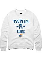 Emma Tatum Rally Kansas Jayhawks Mens NIL Sport Icon Long Sleeve Crew Sweatshirt