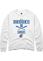 Katie Brooks Rally Kansas Jayhawks Mens NIL Sport Icon Long Sleeve Crew Sweatshirt