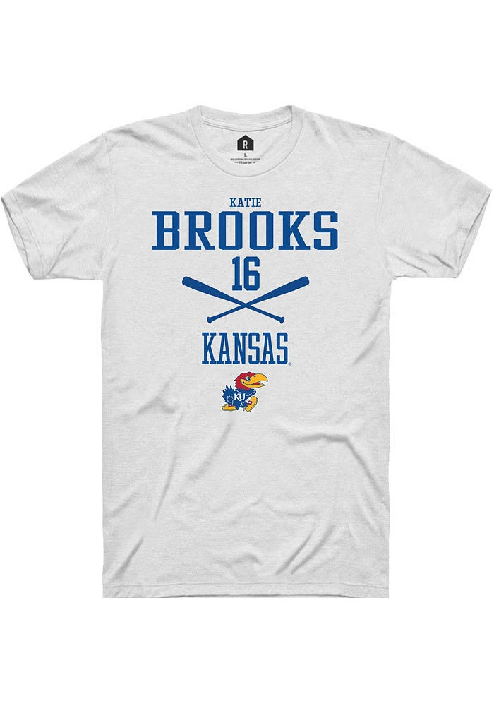 Katie Brooks Kansas Jayhawks Rally NIL Sport Icon Short Sleeve T Shirt
