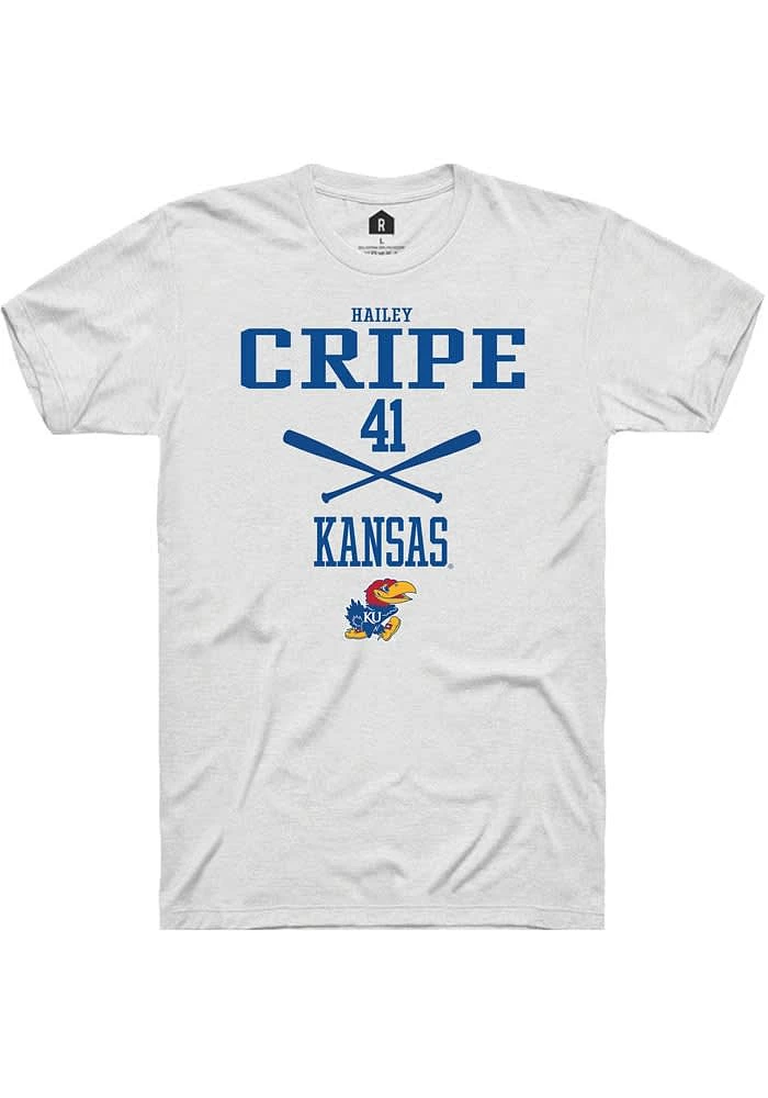 Hailey Cripe Kansas Jayhawks Rally NIL Sport Icon Short Sleeve T Shirt