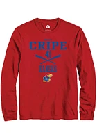 Hailey Cripe Kansas Jayhawks Rally NIL Sport Icon Long Sleeve T Shirt