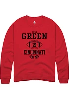 Ethan Green Rally Cincinnati Bearcats Mens NIL Sport Icon Long Sleeve Crew Sweatshirt