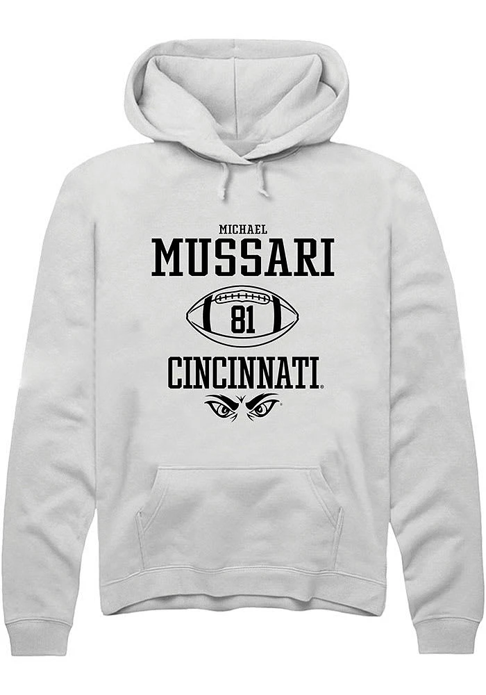 Michael Mussari Rally Cincinnati Bearcats Mens NIL Sport Icon Long Sleeve Hoodie