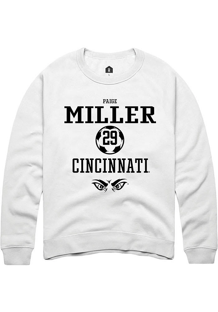 Paige Miller Rally Cincinnati Bearcats Mens NIL Sport Icon Long Sleeve Crew Sweatshirt