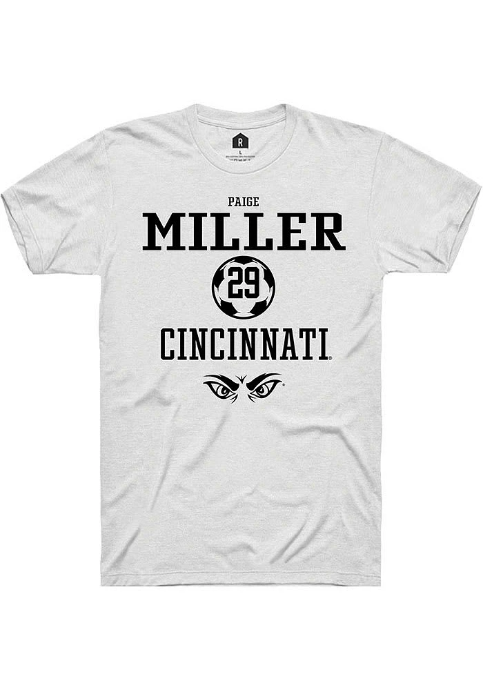 Paige Miller Cincinnati Bearcats NIL Sport Icon Short Sleeve T Shirt